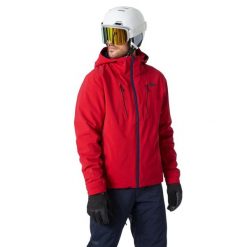 Kurtka narciarska Helly Hansen Alpha 4.0. Czerwone kurtki męskie Helly Hansen, m, bez wzorów, bez kaptura, narciarskie. W wyprzedaży za 1,752.20 zł.