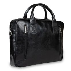 Torba skórzana Pavone Nero Sorrento 2355 BL czarna. Czarne torby na laptopa damskie Pavone Nero, bez wzorów, z materiału. Za 719.99 zł.