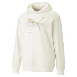 Bluza męska sportowa Puma ESS BETTER. Białe bluzy sportowe męskie Puma, bez wzorów, sportowe, bez kołnierzyka, bez ramiączek. Za 129.00 zł.