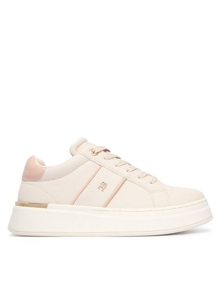 Tommy Hilfiger Sneakersy T3A9-35091-1355359 D Beżowy jasny. Brązowe buty sportowe dziewczęce Tommy Hilfiger, bez wzorów, ze skóry, bez zapięcia. Za 424.99 zł.