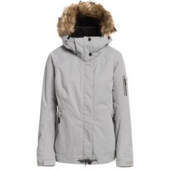Kurtka narciarska damska Roxy Meade. Szare kurtki damskie Roxy, xs, bez wzorów, z poliesteru, bez kaptura, narciarskie. W wyprzedaży za 389.00 zł.