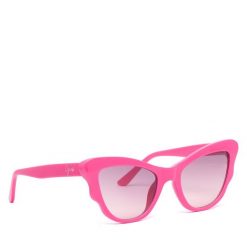 Okulary przeciwsłoneczne Guess. Czerwone okulary przeciwsłoneczne dziecięce Guess. Za 299.99 zł.