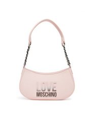 LOVE MOSCHINO Torebka JC4256PP0MKD0601 Różowy. Czerwone torebki klasyczne damskie Love Moschino, bez wzorów, z materiału, bez dodatków. Za 519.99 zł.