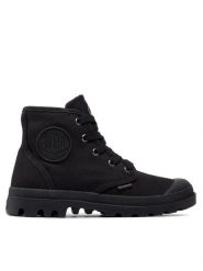 Palladium Trapery Pampa HI 92352-060 Czarny. Czarne trapery damskie Palladium, z materiału, bez obcasa. Za 259.99 zł.