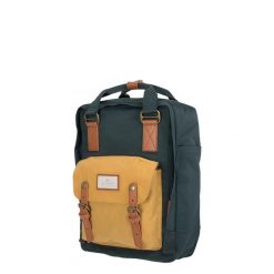 Plecak na laptopa Doughnut Macaroon - slate green/yellow. Zielone plecaki damskie Doughnut, bez wzorów. Za 314.99 zł.