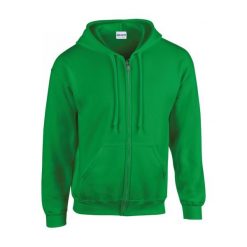 Bluza zapinana na zamek błyskawiczny Gildan Heavy Blend ®. Zielone bluzy z kapturem męskie Gildan, m, z bawełny. Za 133.35 zł.