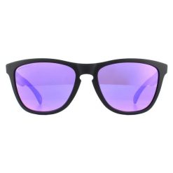 Okulary Mężczyzna OAKLEY FROGSKINS. Czarne okulary przeciwsłoneczne męskie Oakley, z acetatu. Za 660.70 zł.