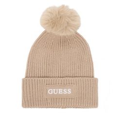 Czapka Guess. Brązowe czapki zimowe damskie Guess. Za 154.99 zł.
