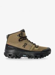 Buty turystyczne męskie On Running Cloudrock Mid WP. Zielone buty trekkingowe męskie On Running, z materiału, bez zapięcia, trekkingowe. Za 878.89 zł.