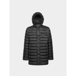 Kurtka GEOX M4625F Czarny. Czarne kurtki męskie Geox, m, bez wzorów, z puchu, sportowe, z kapturem. Za 862.99 zł.