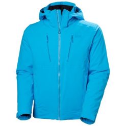 Kurtka narciarska Helly Hansen Alpha 4.0. Niebieskie kurtki narciarskie i snowboardowe damskie Helly Hansen, m, bez wzorów, bez kaptura, narciarskie. W wyprzedaży za 1,641.00 zł.