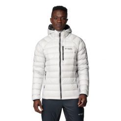 Kurtka sportowa męska Arctic Crest Down Hooded Jacket. Szare kurtki treningowe męskie Columbia, l, bez wzorów, z nylonu, trekkingowe. Za 899.99 zł.