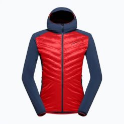 Kurtka hybrydowa męska La Sportiva Koro. Czerwone kurtki outdoor męskie La Sportiva, l, bez wzorów, z elastanu, bez kaptura. Za 909.99 zł.