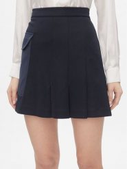 MAX&Co. Spódnica mini Jago Granatowy Regular Fit. Niebieskie spódniczki damskie MAX&Co., m, bez wzorów, z bawełny, mini. Za 939.99 zł.