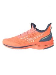 Mizuno Buty "Wave Ride Neo 2" w kolorze niebiesko-pomarańczowym do biegania rozmiar: 37. Niebieskie obuwie trekkingowe damskie Mizuno. Za 215.71 zł.