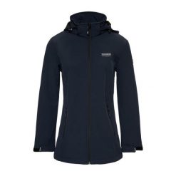 Damska kurtka Nordberg Soft Shell. Niebieskie kurtki damskie NORDBERG, l, bez wzorów, z materiału, bez kaptura. Za 456.99 zł.