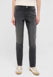 Damskie Spodnie Jeansowe Mustang Style Crosby Relaxed Slim Denim Black 1016913 4000 682. Czarne spodnie materiałowe damskie Mustang, bez wzorów, z denimu. Za 219.99 zł.
