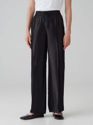 OPUS Spodnie w kolorze czarnym rozmiar: 38. Czarne spodnie materiałowe damskie Opus, bez wzorów, z materiału, z podwyższonym stanem. Za 130.99 zł.