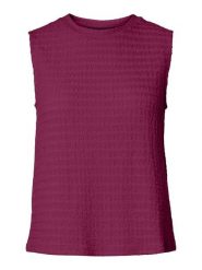 Pieces Top w kolorze fioletowym rozmiar: XS. Różowe topy damskie Pieces, xs, bez wzorów, bez kołnierzyka. Za 58.00 zł.