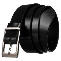 Stylowy pasek damski Cavaldi PDC-3 czarny. Czarne paski damskie 4U Cavaldi, bez wzorów, ze skóry, eleganckie. Za 29.99 zł.