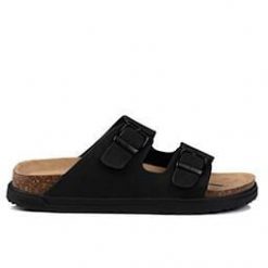 Klapki damskie sportowe O'NEILL SANDY SLIDER WOMEN LOW. Czarne klapki damskie O'neill, bez wzorów, z materiału, bez obcasa. Za 149.00 zł.