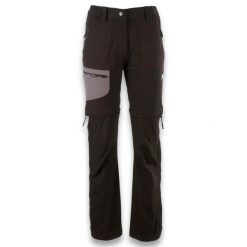 Spodnie Ande New Palma T-Zip Off Damskie. Czarne spodnie materiałowe damskie Ande, s, z elastanu, trekkingowe. Za 280.99 zł.