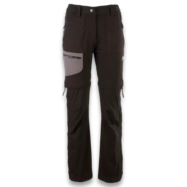Spodnie Ande New Palma T-Zip Off Damskie. Czarne spodnie materiałowe damskie Ande, s, z elastanu, trekkingowe. Za 280.99 zł.