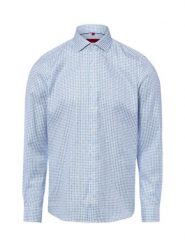 Finshley & Harding koszula biznesowa Mężczyźni Slim Fit Bawełna niebieski, 41. Niebieskie koszule męskie Finshley & Harding, m, bez wzorów, z bawełny, bez kołnierzyka, bez ramiączek. Za 199.95 zł.