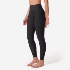 Legginsy UV surfingowe damskie Olaian Rachel. Czarne legginsy damskie OLAIAN, s, bez wzorów, z elastanu. Za 119.99 zł.