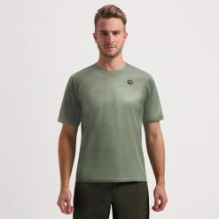 Koszulka rowerowa MTB męska Rogelli Advntr Core. Zielone t-shirty sportowe męskie Rogelli, m, bez ramiączek, rowerowe. W wyprzedaży za 147.00 zł.