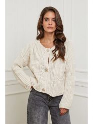 L'armoire de Suzette Kardigan w kolorze beżowym rozmiar: 34/36. Brązowe kardigany damskie L'armoire de Suzette, l, bez wzorów, ze splotem. Za 104.64 zł.