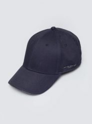 Czapka męska z daszkiem granatowa Bes 403. Niebieskie czapki męskie Big Star, bez wzorów, z bawełny, klasyczne. Za 79.99 zł.