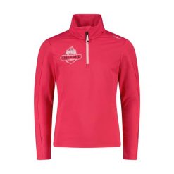 Bluza turystyczna dziewczęca CMP Lyntra. Czerwone bluzy z kapturem damskie CMP, m, z elastanu. Za 87.99 zł.