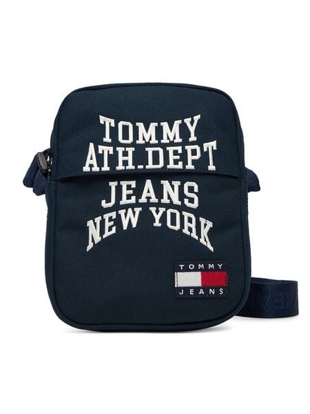 Tommy Jeans Saszetka Tjm Multi Graphic Reporter AM0AM13816 Granatowy. Niebieskie saszetki męskie Tommy Jeans, z jeansu. Za 159.99 zł.