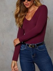 LA Angels Koszulka w kolorze bordowym rozmiar: L. Czerwone bluzki damskie LA Angels, l, bez wzorów, bez kołnierzyka. Za 126.99 zł.