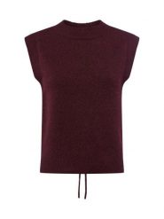 Noisy May Sweter - NMNola Kobiety czerwony, M. Czerwone swetry klasyczne damskie Noisy may, m, z dzianiny, bez kołnierzyka. Za 119.95 zł.