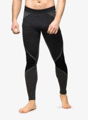 Legginsy termoaktywne męskie La Sportiva Wool70 Tech Pants. Szare bielizna termoaktywna męska La Sportiva, m, bez wzorów, ze skóry. Za 378.39 zł.