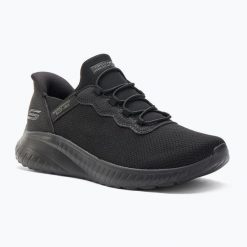 Buty damskie SKECHERS Bobs Squad Chaos Daily Hype. Czarne obuwie trekkingowe damskie Skechers. Za 269.99 zł.