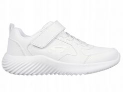 BUTY sportowe SKECHERS BOUNDER 405626L-WHT lekkie białe na rzepę 36,5. Białe buty sportowe na co dzień damskie Skechers, z materiału, bez zapięcia, trekkingowe. Za 204.45 zł.