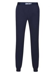 DKNY Spodnie dresowe w kolorze granatowym rozmiar: XL. Niebieskie spodnie dresowe męskie DKNY, bez wzorów, z bawełny. Za 113.63 zł.
