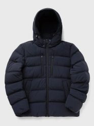 Woolrich Kurtka puchowa w kolorze granatowym rozmiar: L. Niebieskie kurtki męskie Woolrich, na zimę, l, bez wzorów, z puchu, bez kaptura. Za 2,729.94 zł.