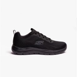Buty męskie SKECHERS Summits Torre. Czarne buty trekkingowe męskie Skechers, bez zapięcia, trekkingowe, Skechers Sport. Za 209.99 zł.