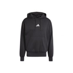 Bluza Męska Z Kapturem adidas Sportowa Dresowa Treningowa Hoodie roz. XL. Czarne bluzy sportowe męskie Adidas, bez wzorów, z bawełny, sportowe, bez kołnierzyka, bez ramiączek. Za 183.00 zł.