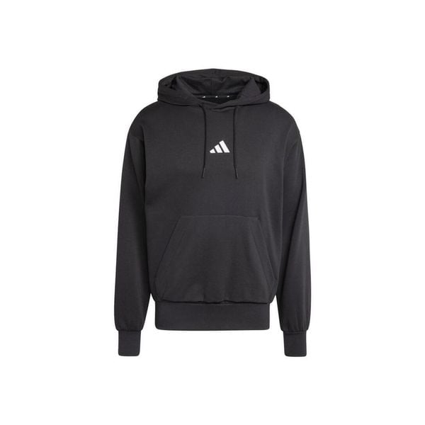 Bluza Męska Z Kapturem adidas Sportowa Dresowa Treningowa Hoodie roz. M. Czarne bluzy sportowe męskie Adidas, bez wzorów, z bawełny, sportowe, bez kołnierzyka, bez ramiączek. Za 183.00 zł.
