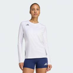 Koszulka HILO Long Sleeve Volleyball. Białe t-shirty damskie Adidas, m, bez wzorów, bez kołnierzyka. Za 179.00 zł.
