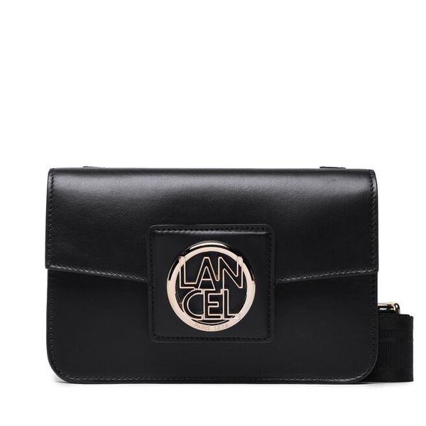 Torebka Lancel. Czarne listonoszki damskie Lancel, bez wzorów, bez dodatków. Za 741.99 zł.