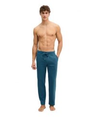 Marc O´Polo Bodywear Spodnie dresowe w kolorze niebieskim rozmiar: L. Niebieskie spodnie dresowe męskie bez wzorów, z dresówki. Za 109.95 zł.