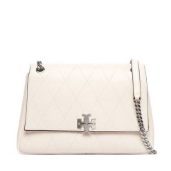 Torebka Tory Burch. Brązowe torebki klasyczne damskie Tory Burch, bez wzorów, bez dodatków. Za 3,029.00 zł.