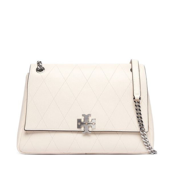 Torebka Tory Burch. Brązowe torebki klasyczne damskie Tory Burch, bez wzorów, bez dodatków. Za 3,029.00 zł.