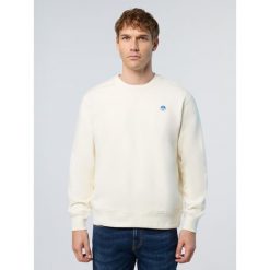 Bluza polarowa NORTH SAILS CREWNECK SWEATSHIRT Biały. Białe bluzy bez kaptura męskie North Sails, m, z polaru. Za 362.61 zł.